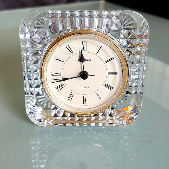 Staiger Crystal Mantel Clock - Picture 1 of 8